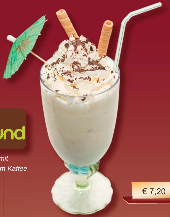 Gerührter Eiskaffee